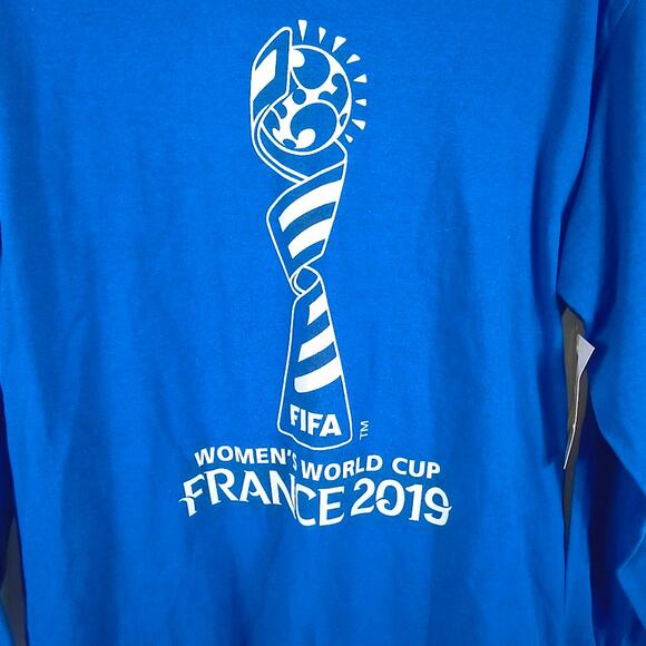 Womens World Cup 2019 S Long Sleeve T-Shirt FIFA NWT USWNT - Picture 2 of 8